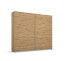 Schwebetürenschrank >Aurelia< in Eiche Artisan - 218x210x59 (BxHxT)