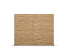 Schwebetürenschrank >Aurelia< in Eiche Artisan - 261x210x59 (BxHxT)