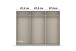 Schwebetürenschrank >Aurelia< in Eiche Artisan - 261x210x59 (BxHxT)