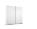 Schwebetürenschrank >Aurelia< in weiß Hochglanz - 175x210x59 (BxHxT)