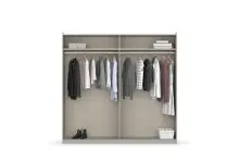 Schwebetürenschrank >Aurelia< in weiß...