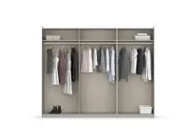 Schwebetürenschrank >Aurelia< in weiß...