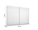Schwebetürenschrank >Aurelia< in weiß Hochglanz - 261x210x59 (BxHxT)