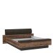Bett >Jacky< mit Stauraum in Schlammeiche Dekor, 219,8x90,2x242,2cm B/H/T