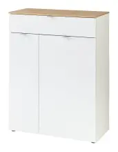 Schuhschrank >Bari< in Weiß matt, MDF,...