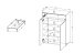 Schuhschrank >Bari< in Weiß matt, MDF, Spannplatte - 78x103x38cm (BxHxT)