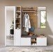 Garderobenpaneel >Bari< in Artisan Eiche Dekor - 78x117x30cm (BxHxT)
