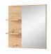 Garderobenspiegel >Bari< in Artisan Eiche Dekor- 78x80x17cm (BxHxT)
