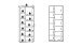 Stauraumvitrine >Bellano< in Viking Oak Dekor - 80x202x38 (BxHxT)