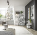 Regal >Sticks< in anthrazit matt lack - 33x126x33cm (BxHxT)