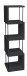 Regal >Sticks< in anthrazit matt lack - 33x126x33cm (BxHxT)