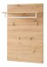 Garderoben-Set >Bari< in Weiß matt, MDF, Spannplatte - 264x202x38cm (BxHxT)