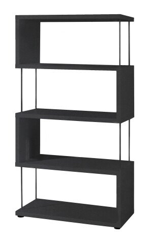 Regal >Sticks< in schwarzstahl Dekor - 66x126x33cm (BxHxT)