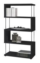 Regal >Sticks< in schwarzstahl Dekor - 66x126x33cm (BxHxT)