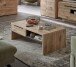 Couchtisch >Bellano< in Viking Oak Dekor, MDF, Spannplatte - 110x41x65cm (BxHxT)