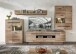 Hängevitrine >Bellano< in Viking Oak Dekor, MDF, Spannplatte - 90x126x38 (BxHxT)
