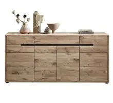 Sideboard >Bellano< in Viking Oak Dekor, MDF,...