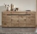 Sideboard >Bellano< in Viking Oak Dekor, MDF, Spannplatte - 185x87x44cm (BxHxT)