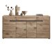 Sideboard >Bellano< in Viking Oak Dekor, MDF, Spannplatte - 185x87x44cm (BxHxT)