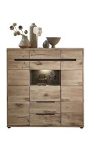 Highboard >Bellano< in Viking Oak Dekor, MDF,...
