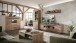 Highboard >Bellano< in Viking Oak Dekor, MDF, Spannplatte - 125x128x38cm (BxHxT)