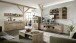 Wohnwand >Bellano< in Viking Oak Dekor, MDF, Spannplatte - 332x186x44cm (BxHxT)