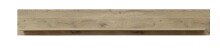 Wohnwand >Bellano< in Viking Oak Dekor, MDF, Spannplatte - 309x185x44cm (BxHxT)