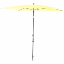 Einschraub-Bodenhülse >City to Go< in anthrazit - 6x100x6 (BxHxT)