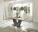 Kulissentisch >Komfort 2< in asteiche / graphit  - 160x76x90cm (BxHxT)