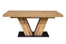 Kulissentisch >Komfort 2< in plankeneiche - 160x76x90cm (BxHxT)