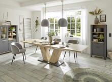 Kulissentisch >Komfort 2< in asteiche - 180x76x90cm (BxHxT)