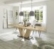Kulissentisch >Komfort 2< in plankeneiche / asteiche - 180x76x90cm (BxHxT)