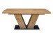 Kulissentisch >Komfort 2< in plankeneiche / asteiche - 180x76x90cm (BxHxT)