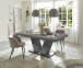 Kulissentisch >Komfort 2< in graphit  - 180x76x90cm (BxHxT)