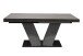 Kulissentisch >Komfort 2< in graphit  - 180x76x90cm (BxHxT)