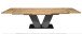 Kulissentisch >Komfort 2< in plankeneiche / graphit - 180x76x90cm (BxHxT)