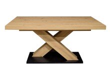 Kulissentisch >Komfort 2< in asteiche  - 160x76x90cm (BxHxT)