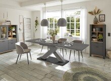 Kulissentisch >Komfort 2< in graphit - 160x76x90cm...