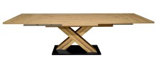 Kulissentisch >Komfort 2< in asteiche / plankeneiche - 160x76x90cm (BxHxT)