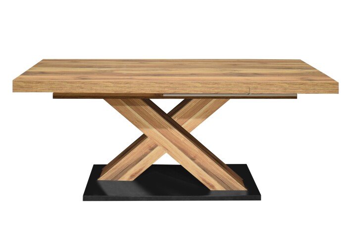 Kulissentisch >Komfort 2< in plankeneiche - 160x76x90cm (BxHxT)