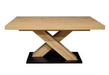 Kulissentisch >Komfort 2< in asteiche  - 180x76x90cm (BxHxT)