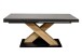 Kulissentisch >Komfort 2< in graphit / asteiche - 180x76x90cm (BxHxT)