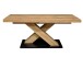 Kulissentisch >Komfort 2< in plankeneiche / asteiche - 180x76x90cm (BxHxT)
