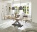 Kulissentisch >Komfort 2< in asteiche / graphit - 180x76x90cm (BxHxT)