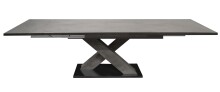 Kulissentisch >Komfort 2< in graphit - 180x76x90cm (BxHxT)