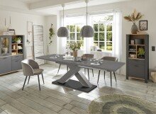 Kulissentisch >Komfort 2< in graphit - 180x76x90cm...