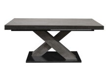Kulissentisch >Komfort 2< in graphit - 180x76x90cm (BxHxT)