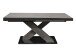Kulissentisch >Komfort 2< in graphit - 180x76x90cm (BxHxT)