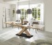Kulissentisch >Komfort 2< in asteiche / plankeneiche - 180x76x90cm (BxHxT)