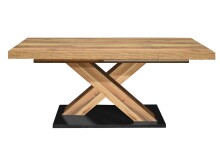 Kulissentisch >Komfort 2< in plankeneiche  - 180x76x90cm (BxHxT)